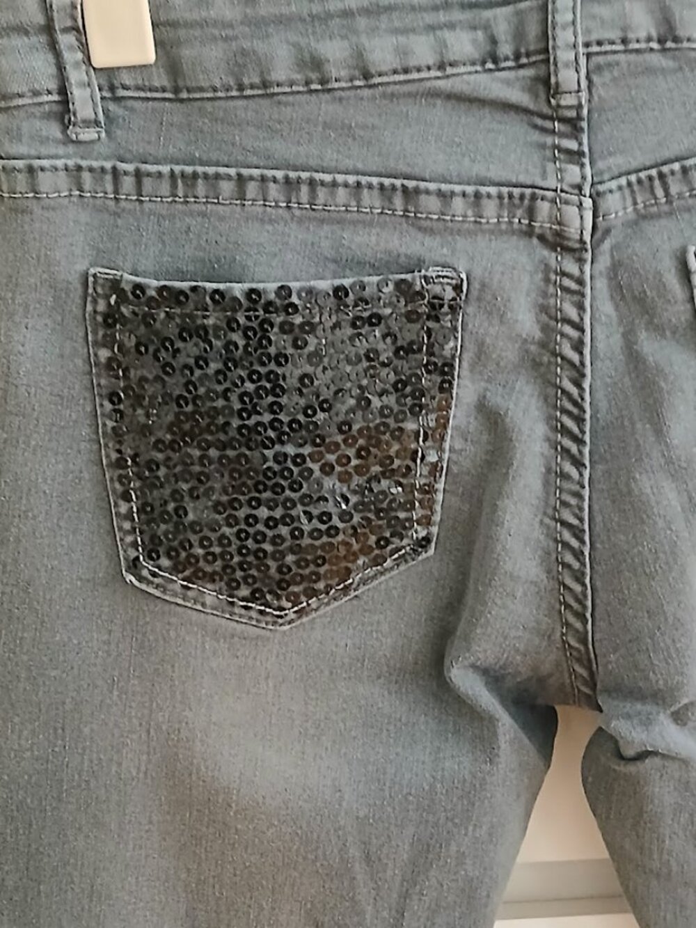 DKNY Sequin Pocket Jeans - kids size 14